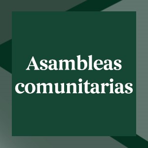 Asambleas comunitarias Title Card