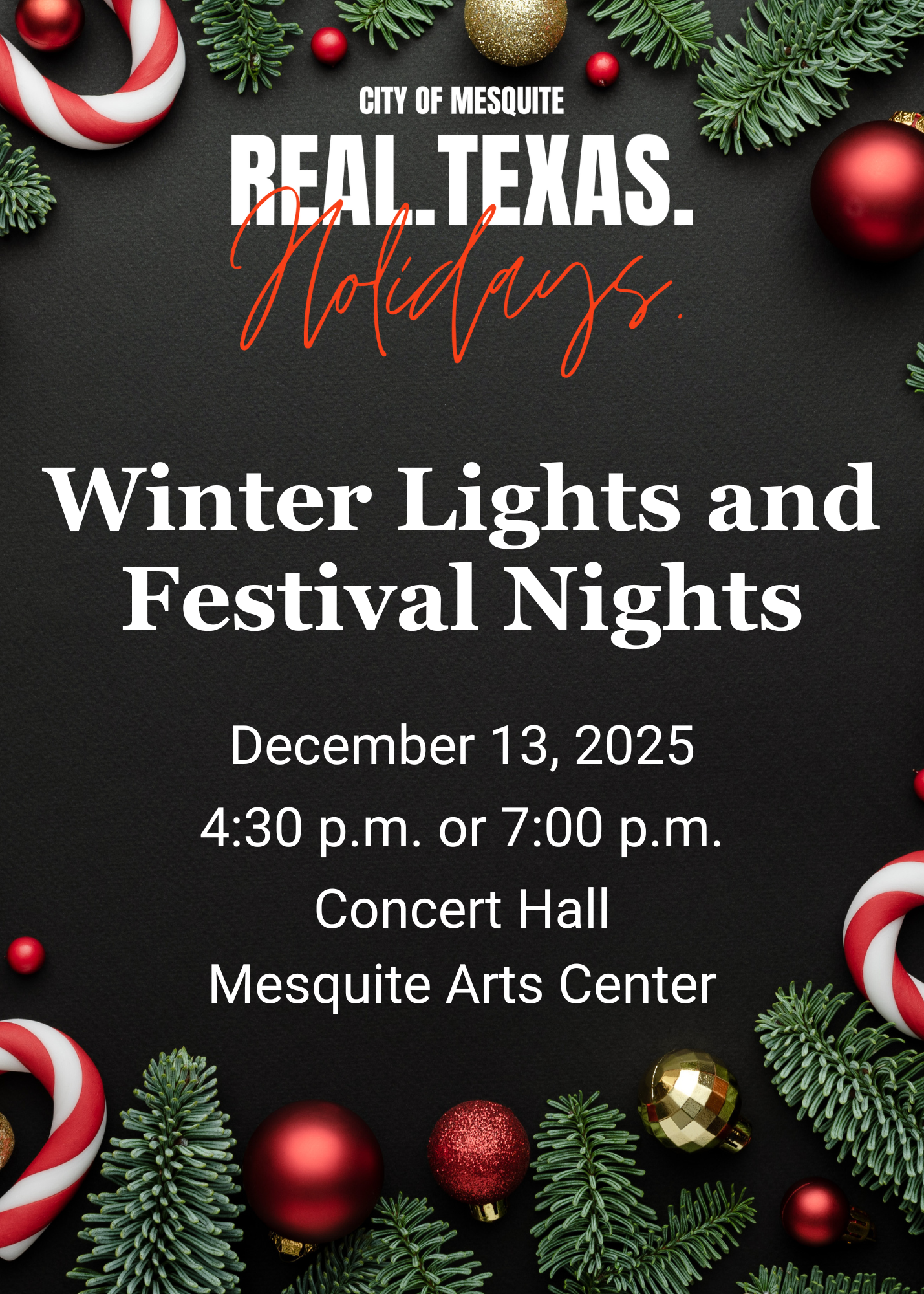 Winter Lights and Festive Nights December 13