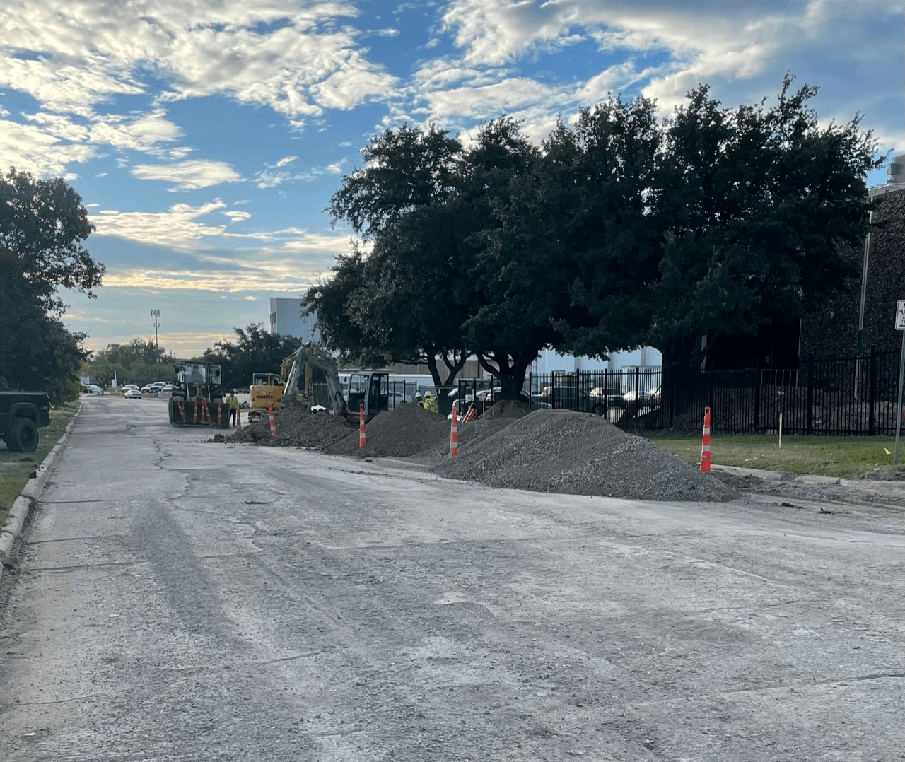 construction on Executive Boulevard