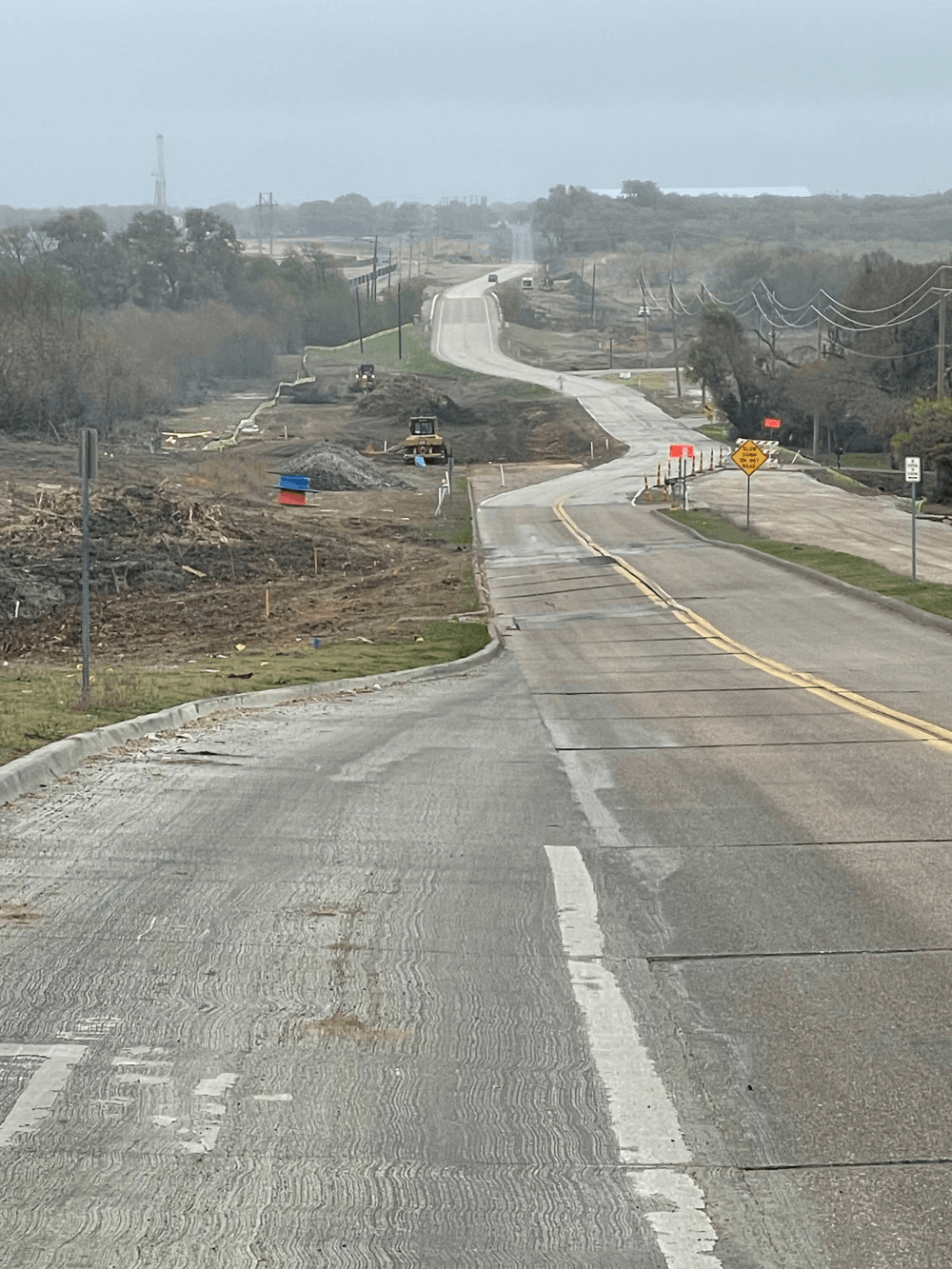 Construction on F.P. Lucas Boulevard