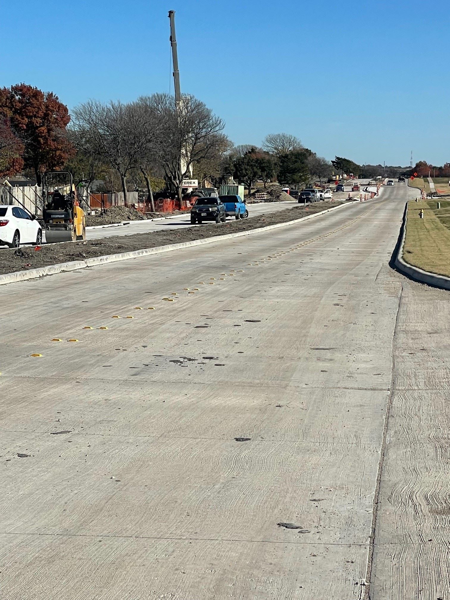 Skyline Drive road construction