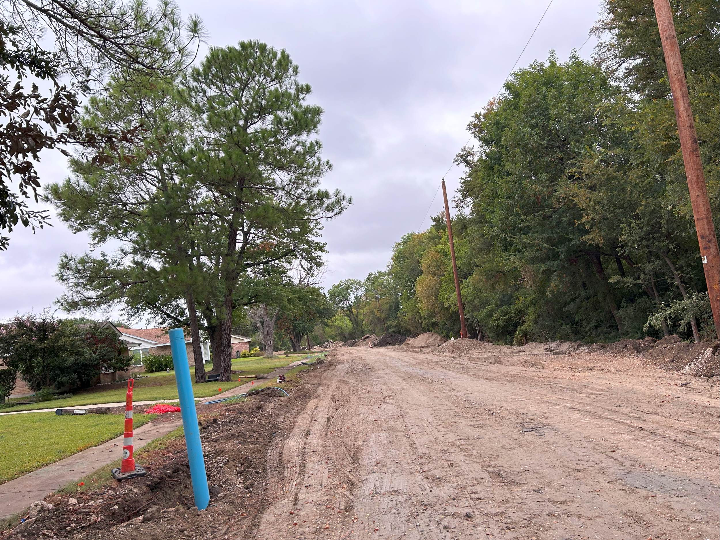 South Parkway construction 10-24