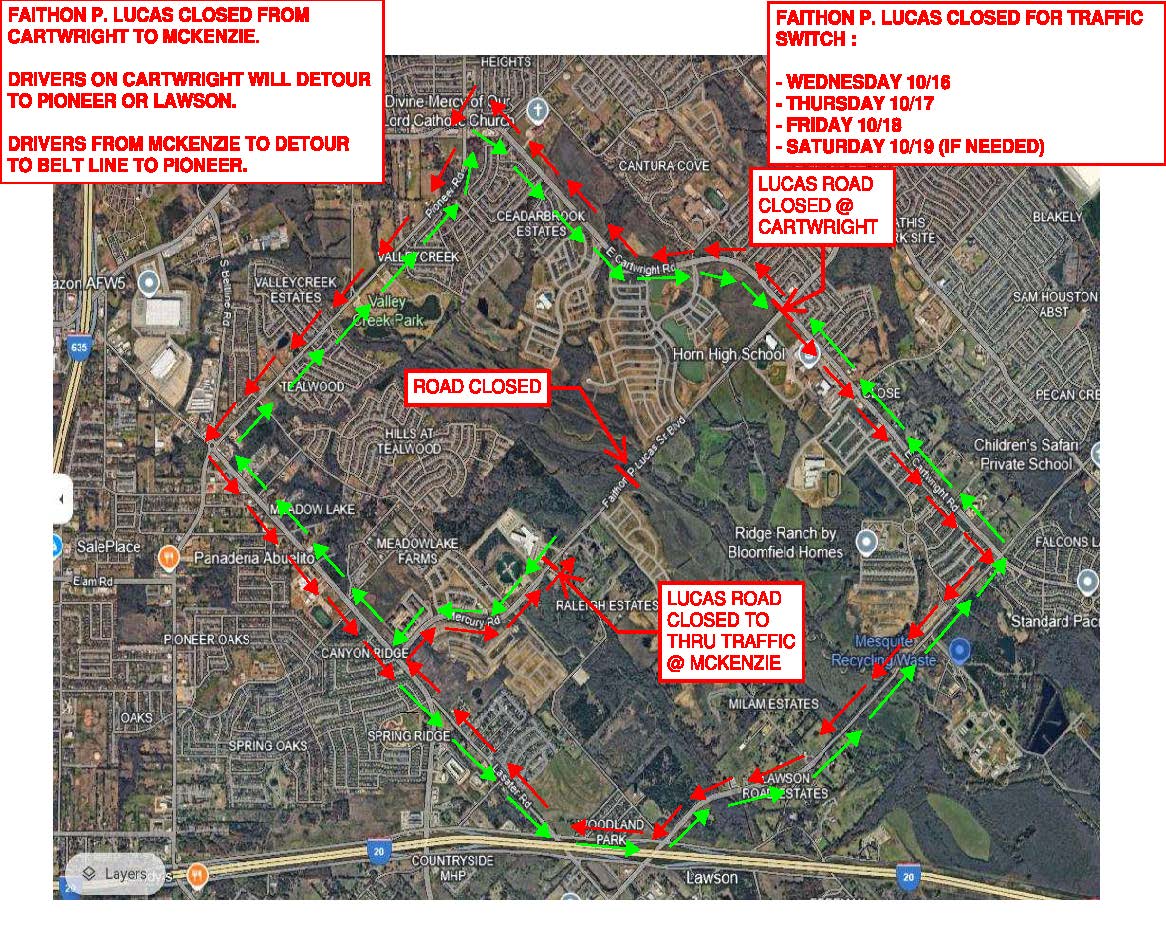 Zachry - Lucas Rd Traffic Switch Closure Oct 16-19