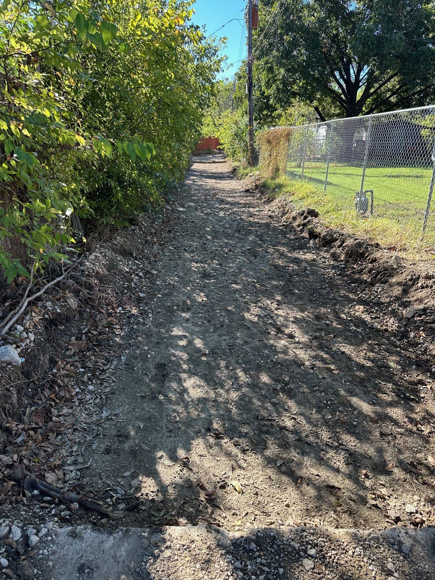 Rollingwood Alley 1 construction