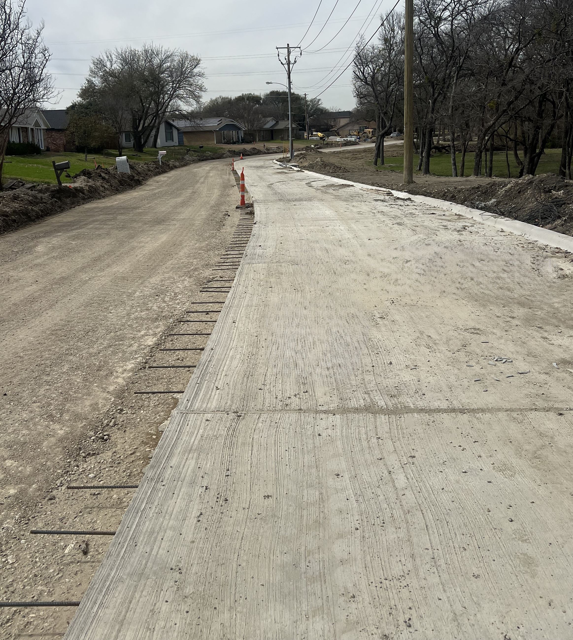 South Parkway construction April 2025