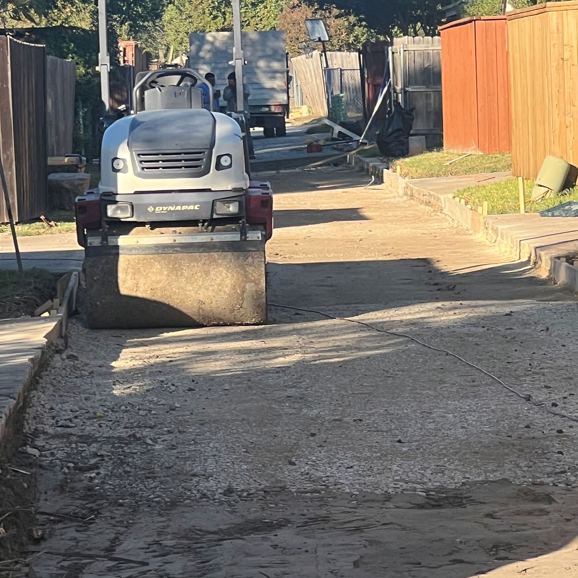 Thistle-Paintbrush Alley Reconstruction November 5 2025